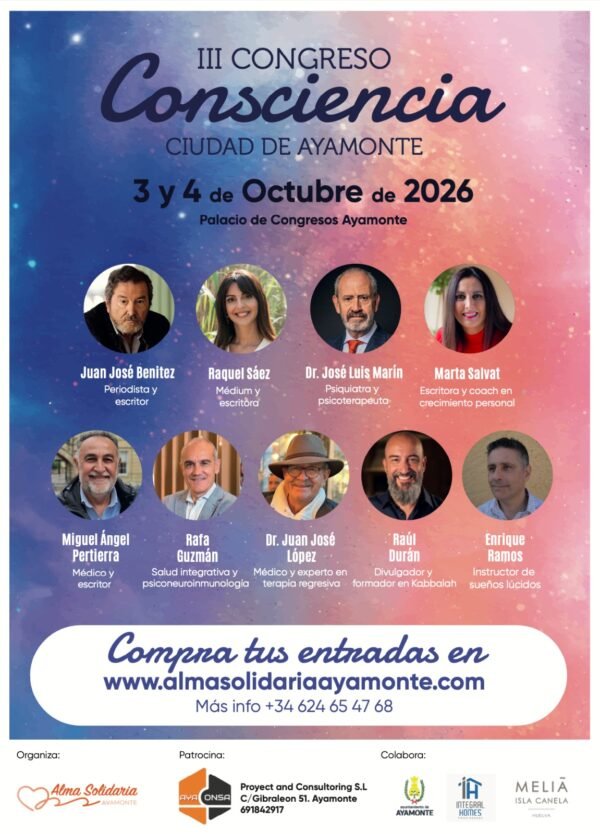 Entrada III Congreso Consciencia - Ciudad de Ayamonte 2026